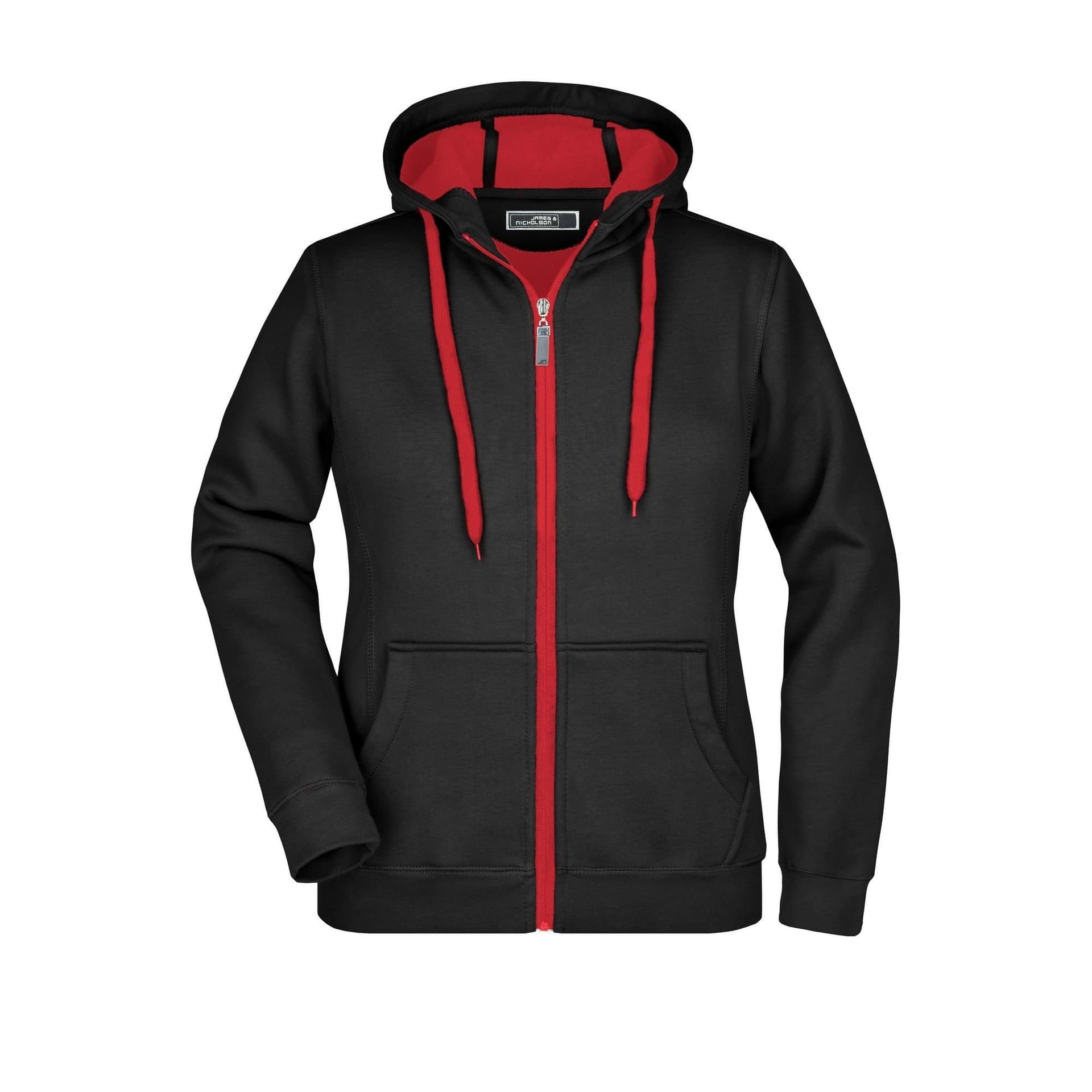 James and Nicholson James and Nicholson Women's Double-Face Jacket in Black
