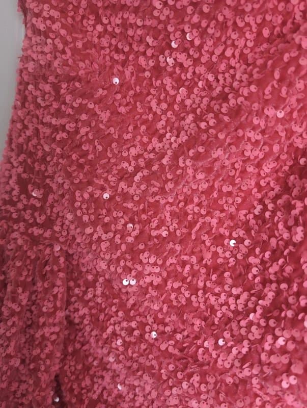 ASOS ASOS Luxe pink sequin party cocktail dress