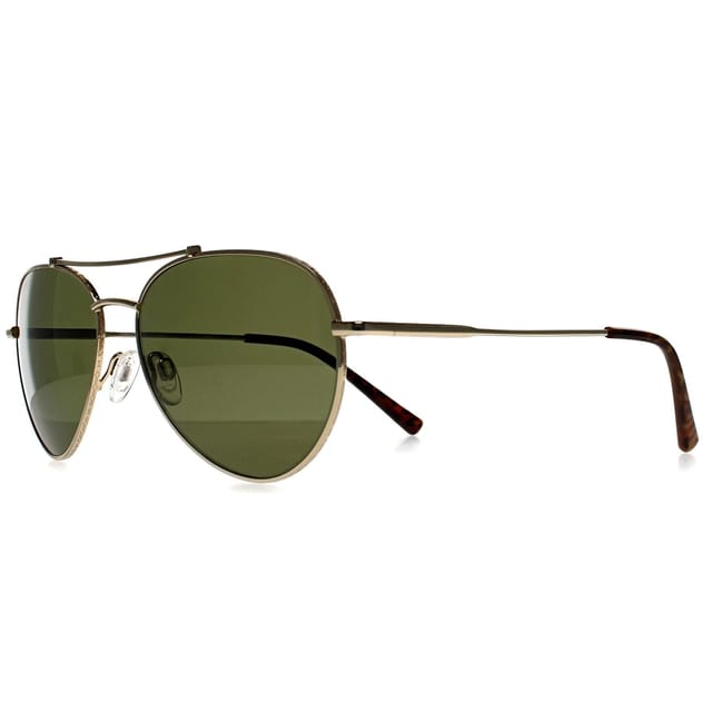 Serengeti Serengeti Men's Aviator Shiny Light Gold Mineral 555nm Polarized Photochromic Pete - 2