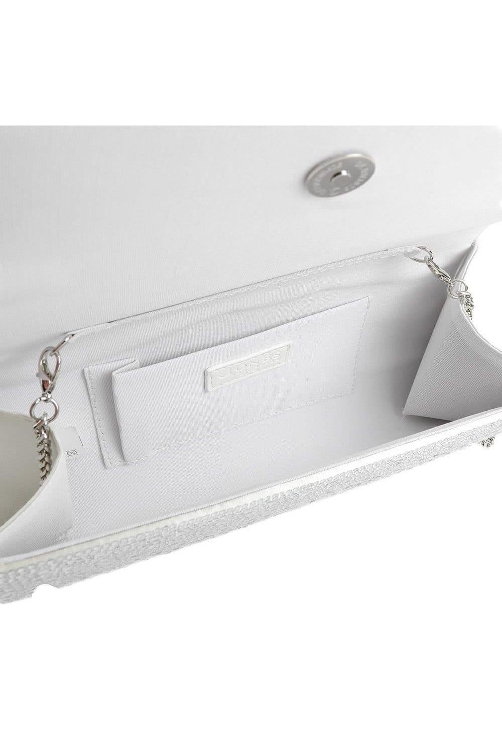 Jones Bootmaker Jones Bootmaker Women's Vicci Embellished Clutch Bag in Ivory - 4