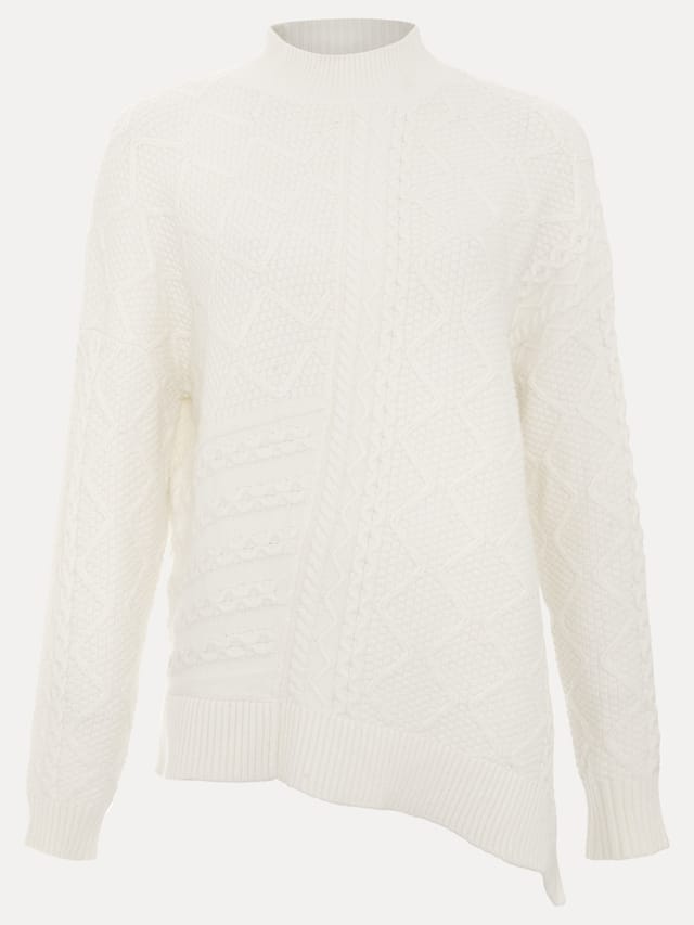 Phase Eight Phase Eight Women's Casey Cable Knit Jumper in Off-White - 2
