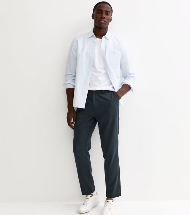 New Look Men's Navy Chino Trousers New Look - 3