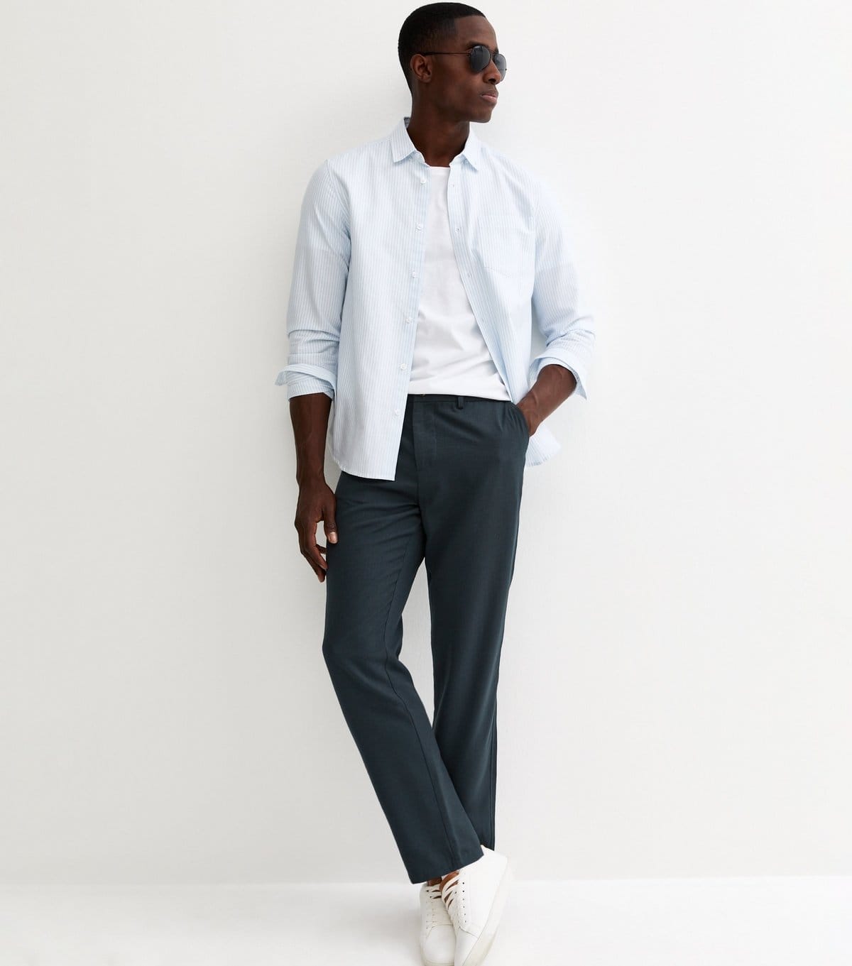 New Look Men's Navy Chino Trousers New Look - 4