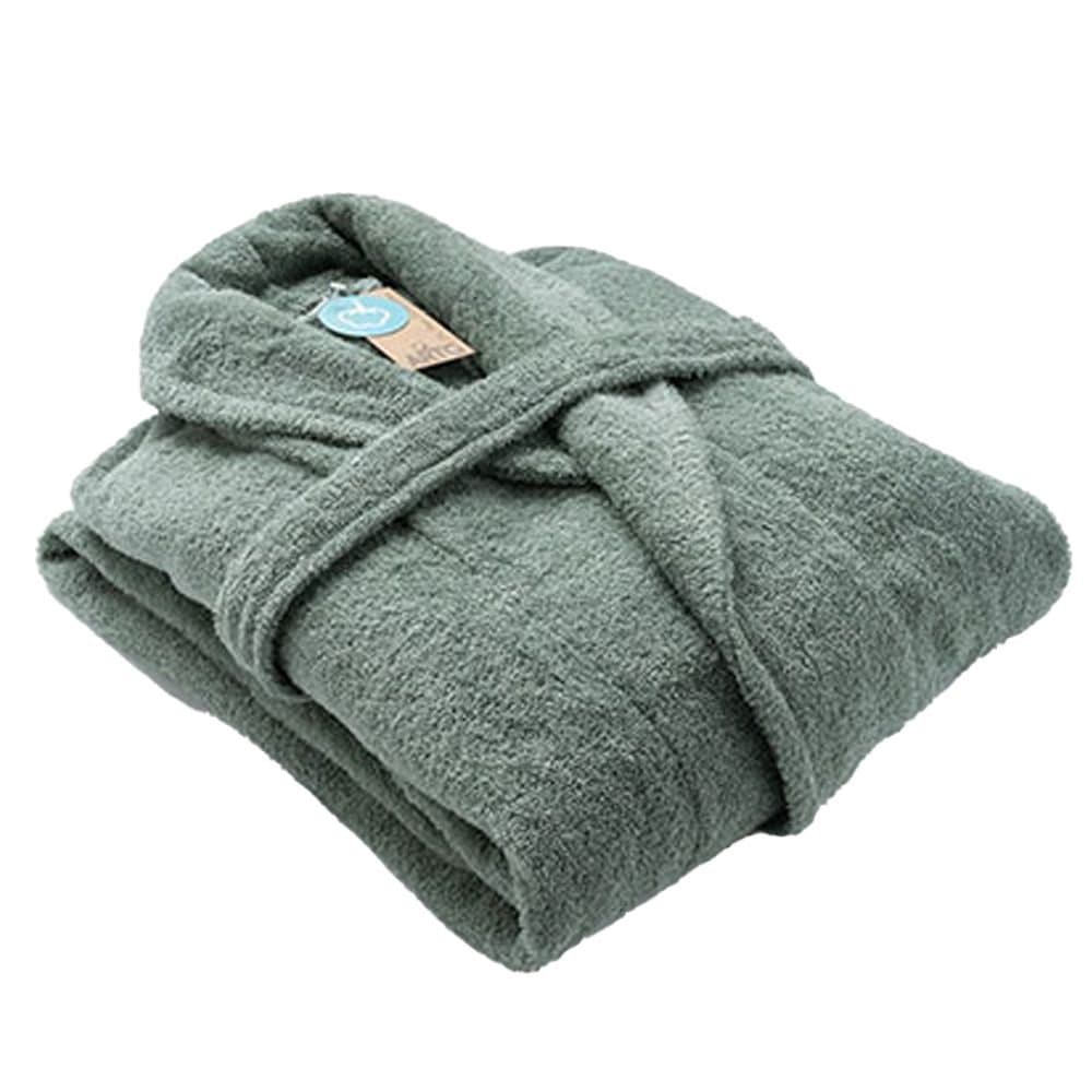 ARTG ARTG Men's Shawl Collar Robe in Light Grey