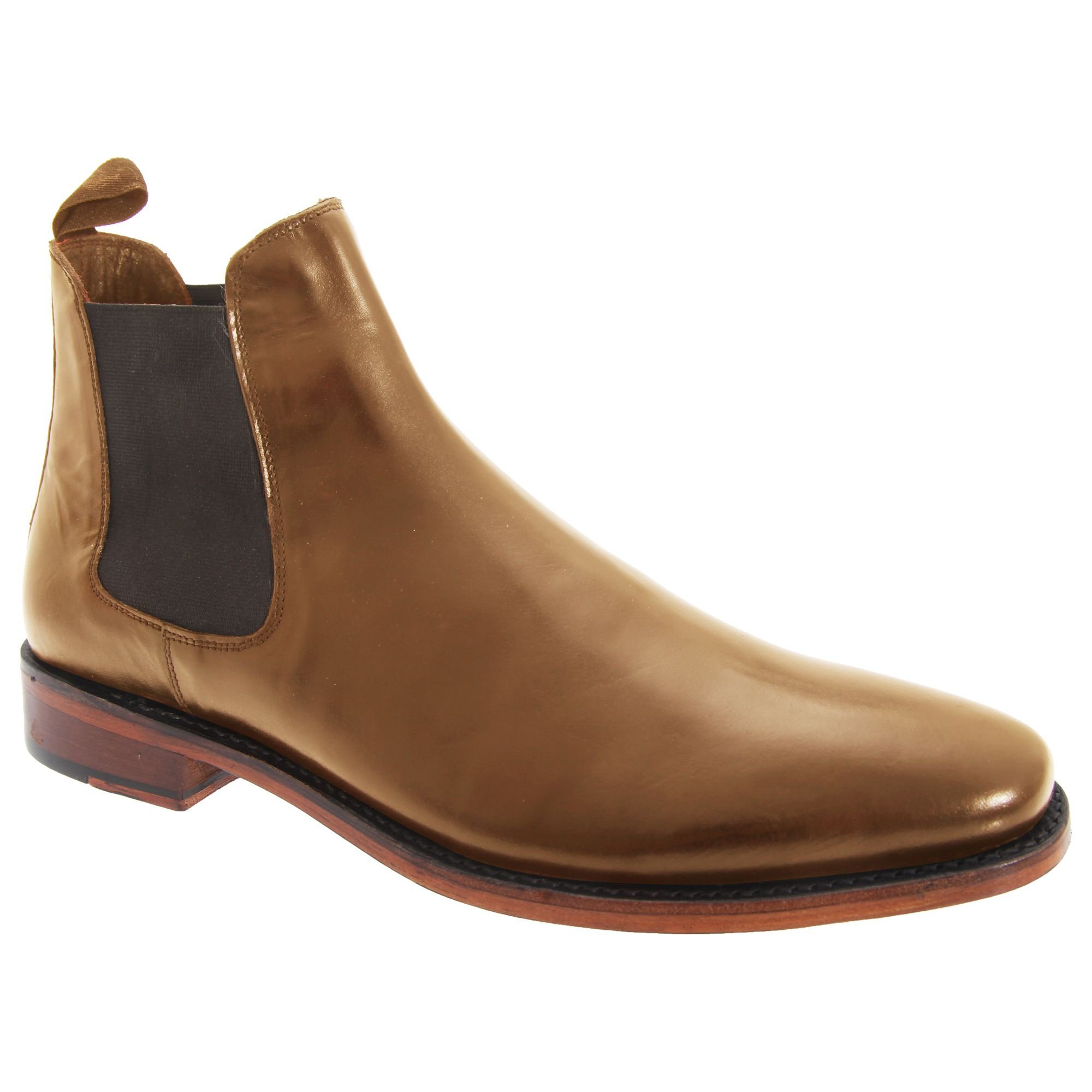 Kensington Classics Kensington Classics Men's Twin Gusset All Leather Chelsea Boots in Tan - 3