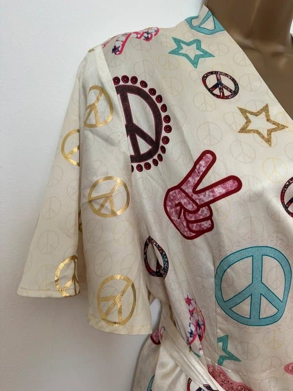 Never Fully Dressed Never Fully Dressed ‘peace & love’ dress, 8, gold detail, subtle statement in these troubled times!!