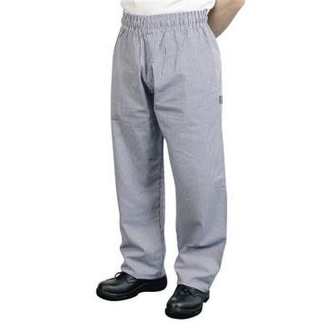 BonChef BonChef Men's Check Baggy Chef Trousers in Black - 2