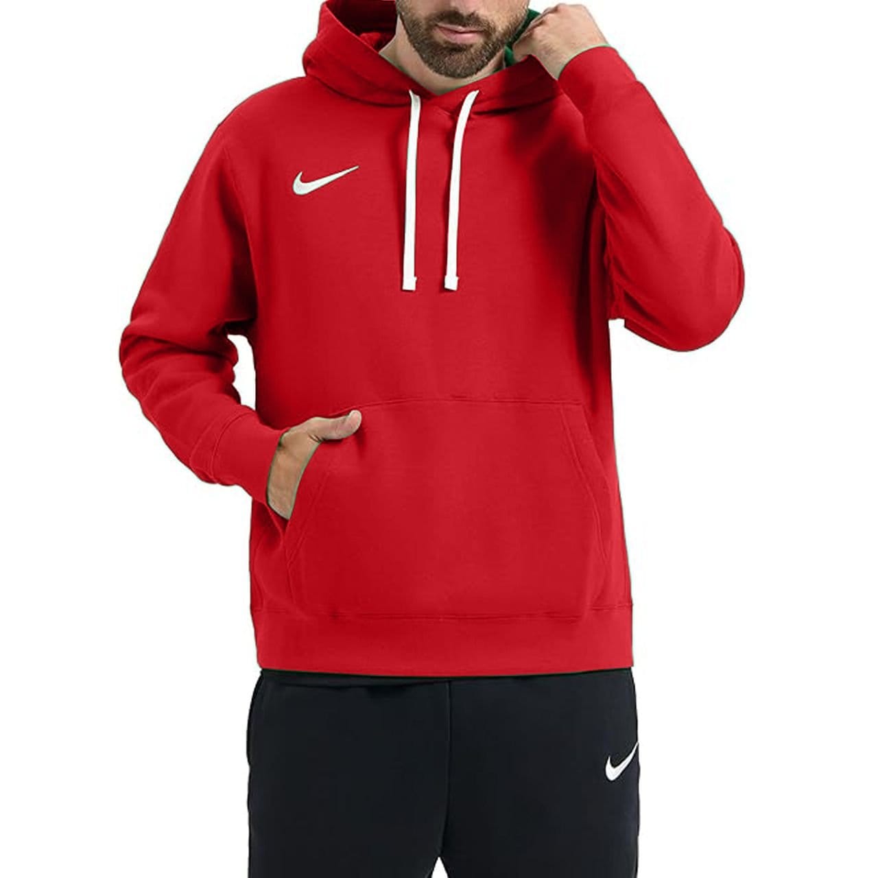 Nike Nike Men's Team Club 20 Hoodie in Red - 4