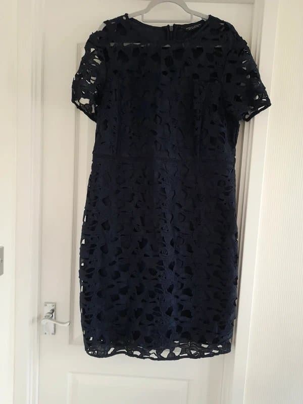 Dorothy Perkins Lovely navy lace dress size22