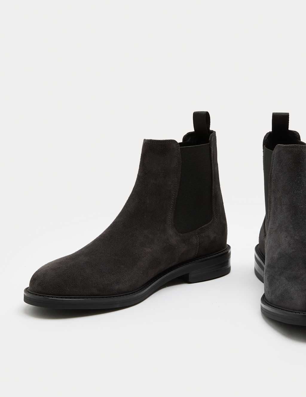 Marks & Spencer M&S Suede Chelsea Boots Charcoal