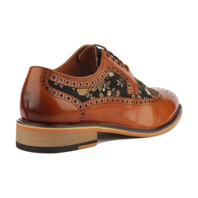 JUSTINREESS ENGLAND JUSTINREESS ENGLAND Men's 'Ross' Leather Shoes in Brown - 3