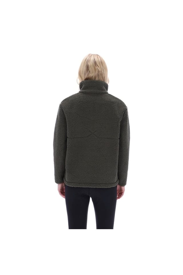 Hunter Hunter Women's Tiorga 1/4 Zip Borg Fleece in Green - 2