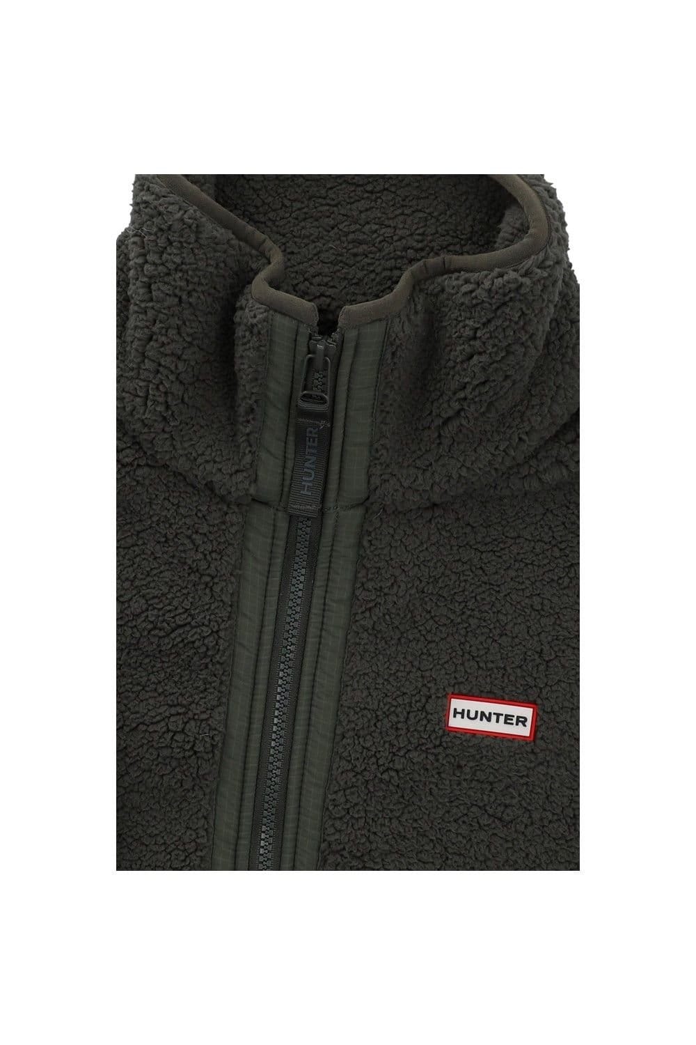 Hunter Hunter Women's Tiorga 1/4 Zip Borg Fleece in Green - 4
