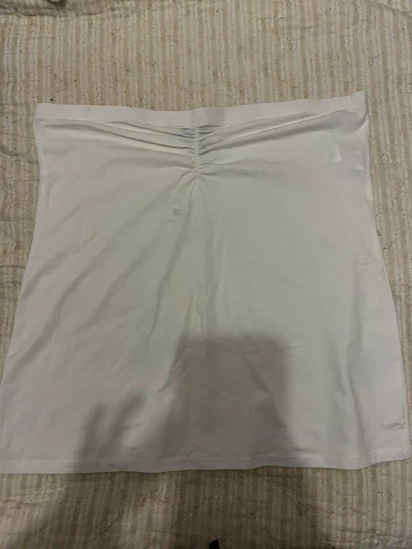 New Look White strapless top