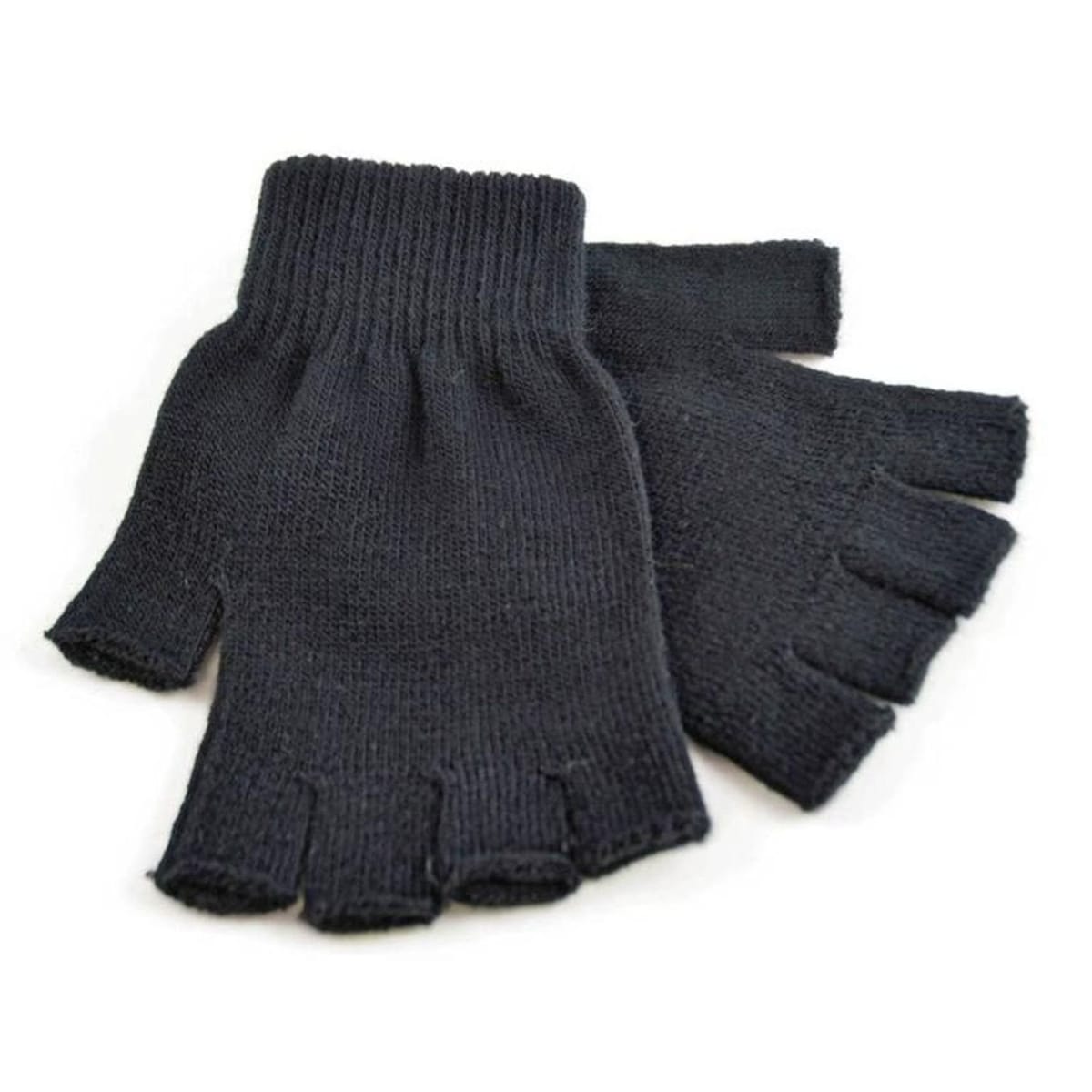 Laltex Laltex Men's Magic Fingerless Gloves in Black - 1