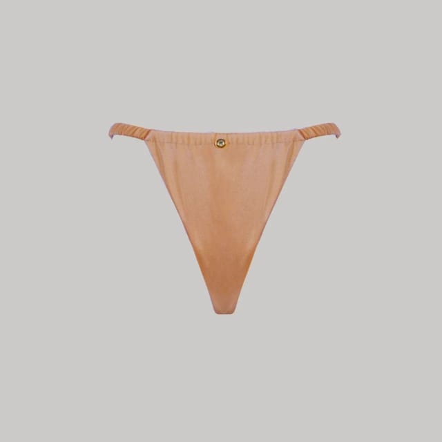 Decolet the Label Decolet the Label Women's Sofia Bikini Bottoms in Bronzed in Bronze - 2