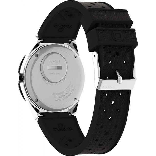 Timex Timex Men's TW2V32000 Q 38mm Quartz Watch in Black - 3
