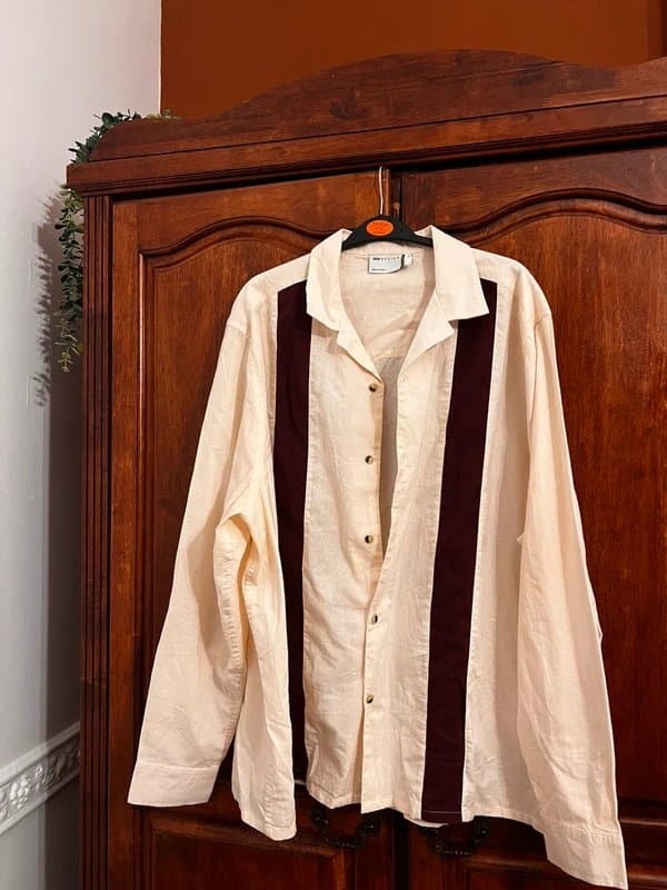 ASOS ASOS long sleeve bowling shirt 2XL