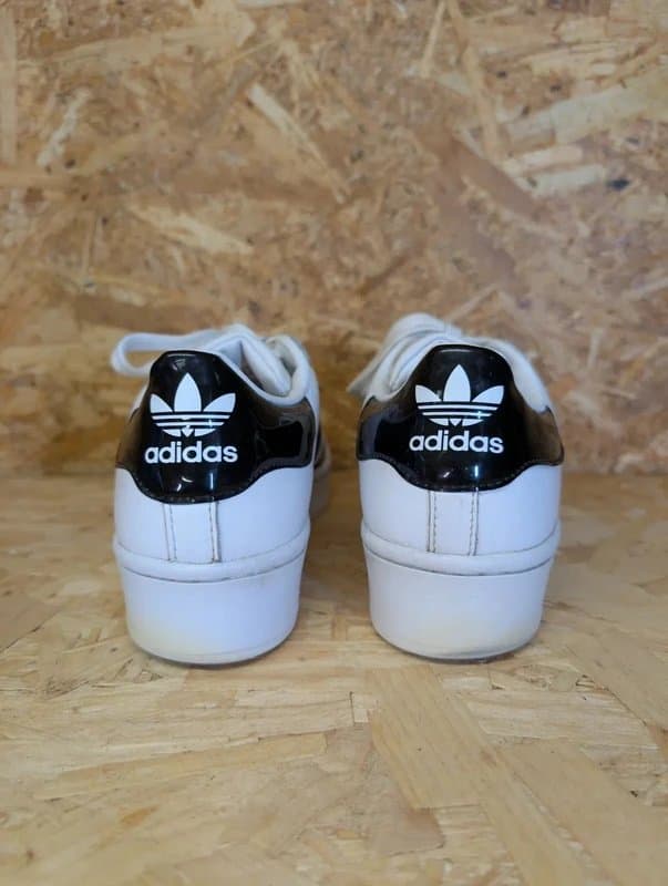 adidas Adidas Superstar Trainers UK 5 EU 38 White Leather Lip Logo Sneaker Originals