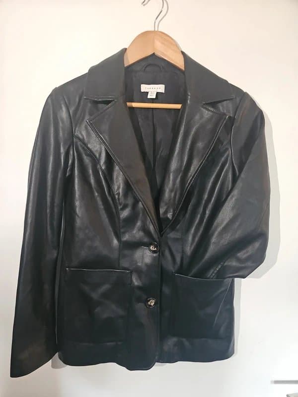 Topshop Faux Leather Jacket