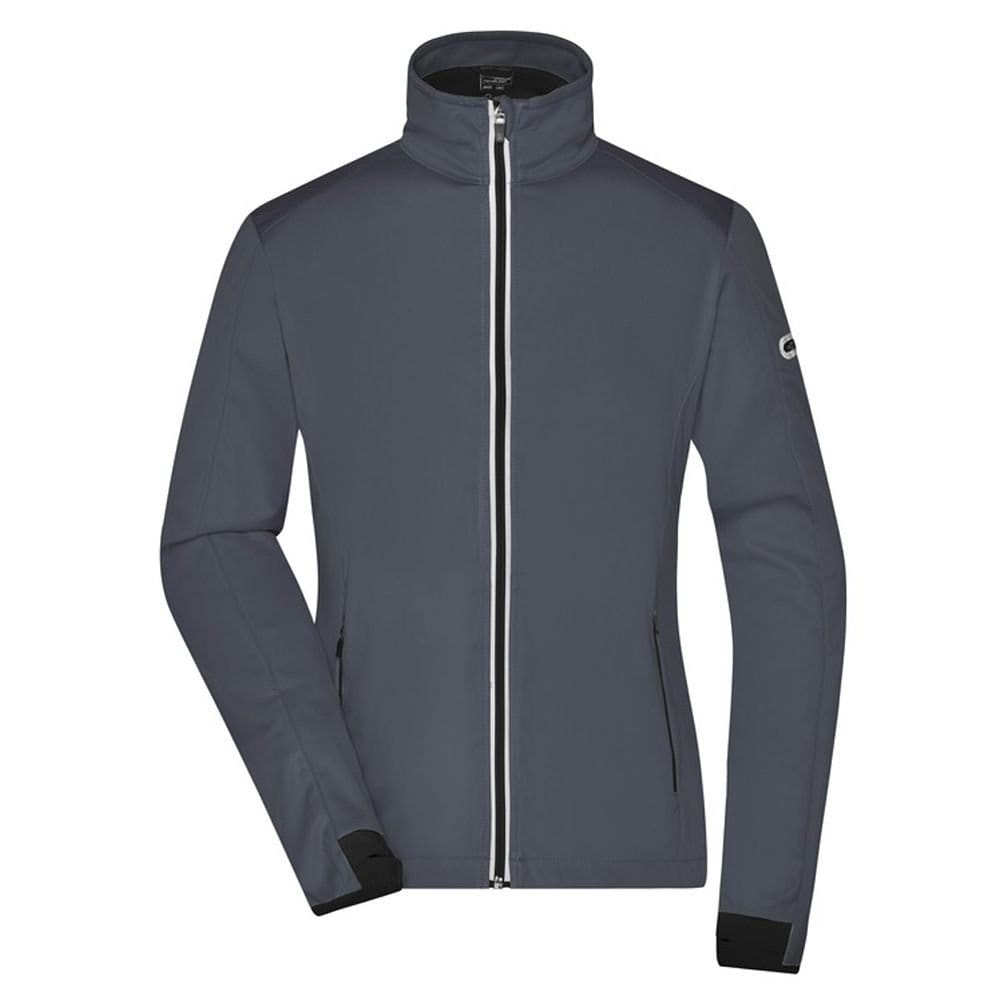 James and Nicholson Women's Dark Grey Soft Shell Jacket