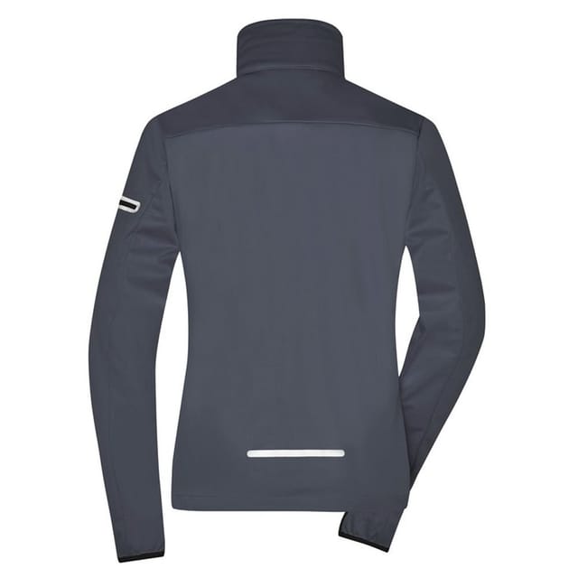 James and Nicholson James and Nicholson Women's Sports Soft Shell Jacket in Dark Grey - 2