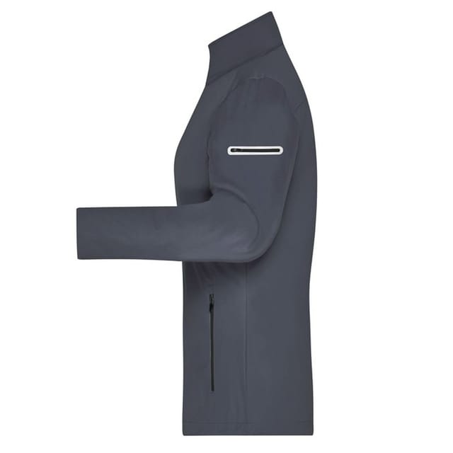 James and Nicholson James and Nicholson Women's Sports Soft Shell Jacket in Dark Grey - 3
