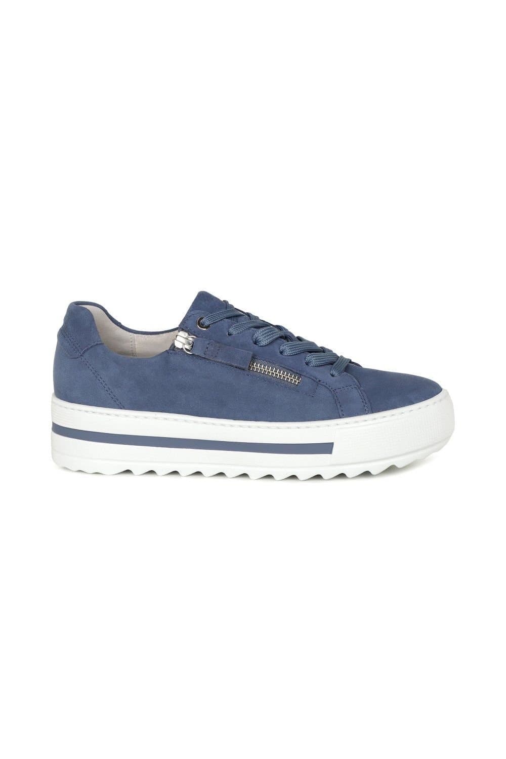 Gabor Gabor Women's 'Heather' Casual Trainers in Mid Blue