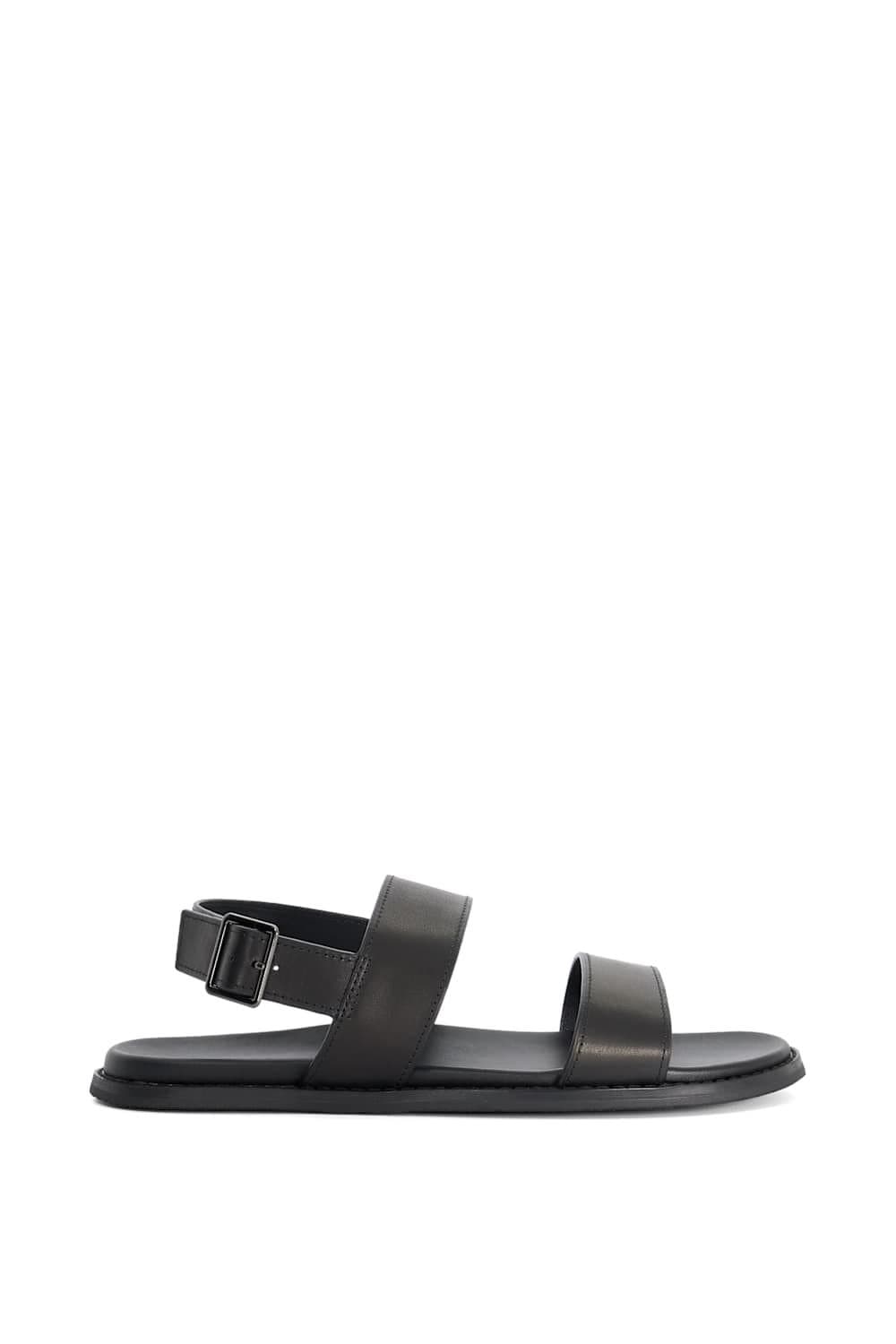 Dune London Dune London Men's 'Include' Leather Sandals in Black