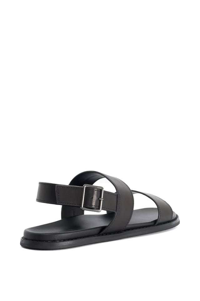 Dune London Dune London Men's 'Include' Leather Sandals in Black - 3