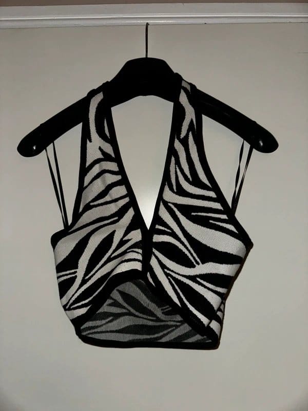 Bershka Bershka zebra halter neck - 1