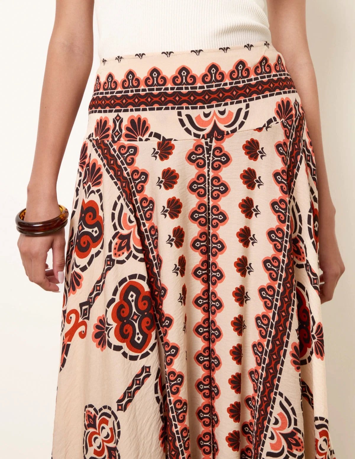Blue Vanilla Deep Waist Flowy Pants - 4