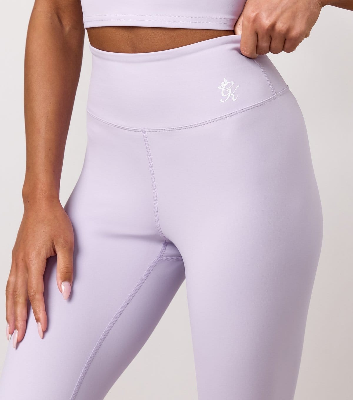 Gym King Women's Lilac 365 Logo Print Leggings Gym King New Look - 4