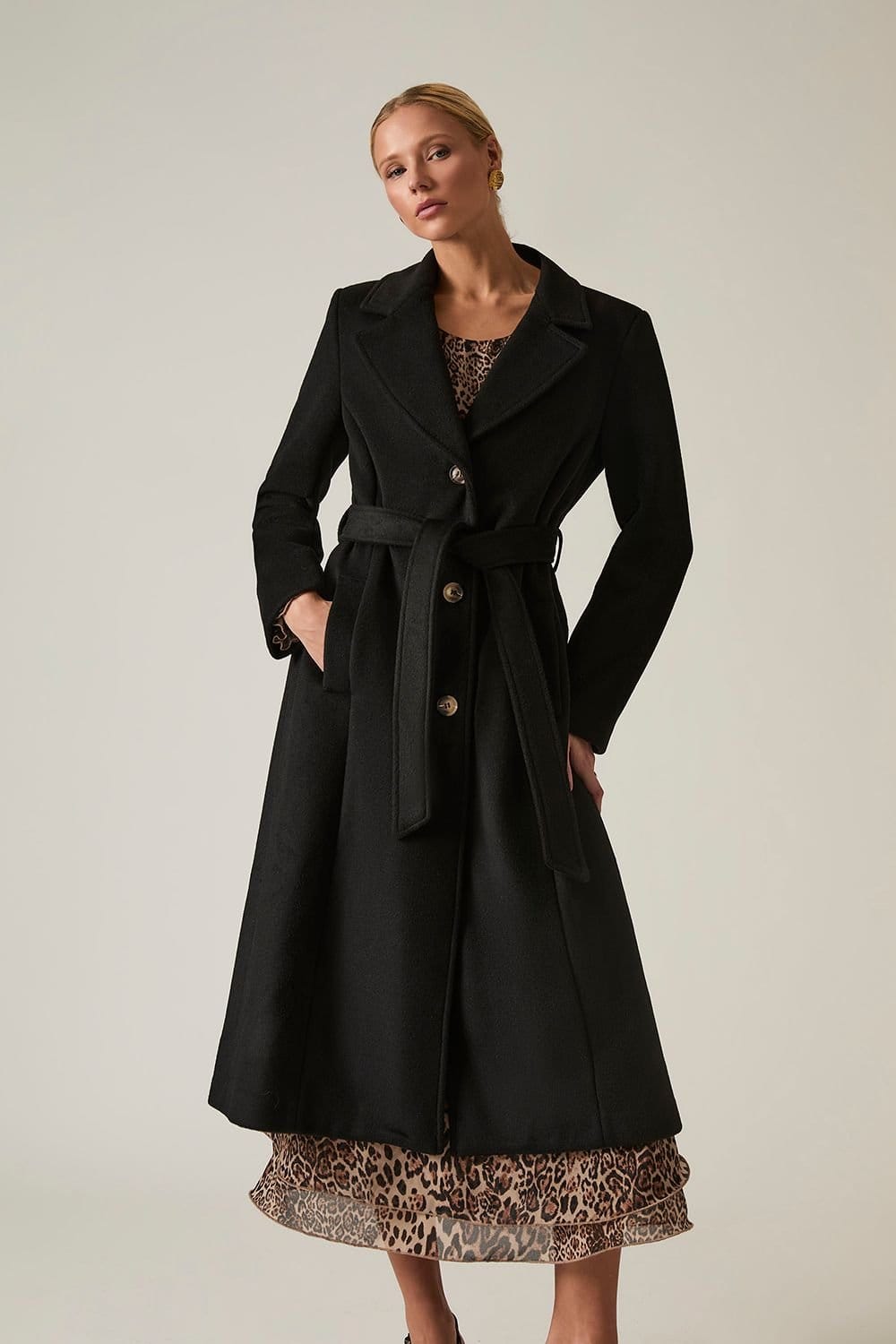 James Lakeland James Lakeland Women's Black Classic Coat - 4