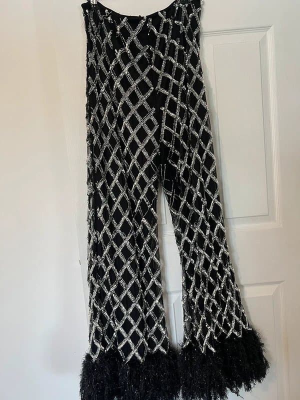 ASOS ASOS luxe sequin glam trousers