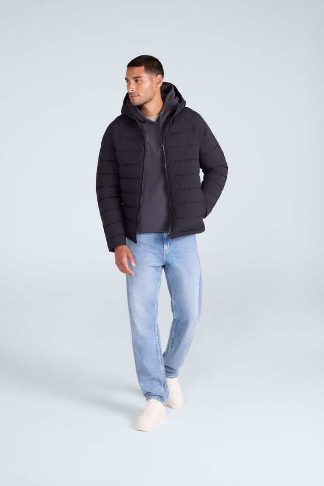 Animal Animal Men's 'Light Cloud Cosi' Water Resistant Thermal Tested Warm Padded Jacket in Black - 3