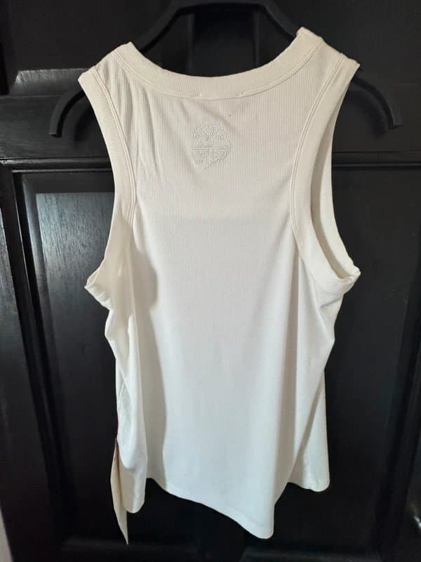 Never Fully Dressed Never Fully Dressed Cowgirl Vest Top • White • Size L • New With Tags