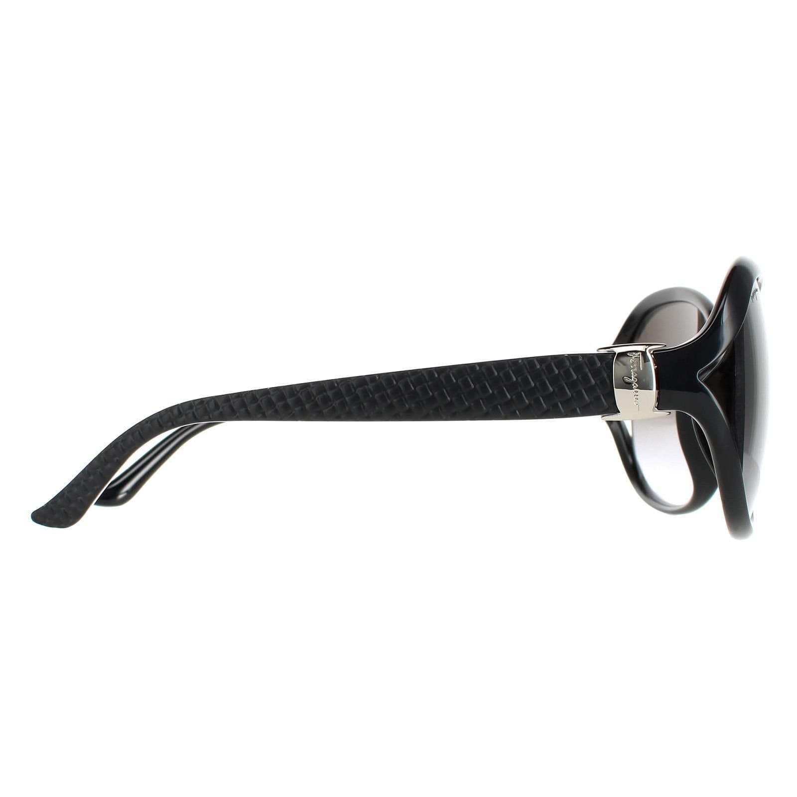 Salvatore Ferragamo Salvatore Ferragamo Women's Oval Black Grey Gradient SF770SA - 4