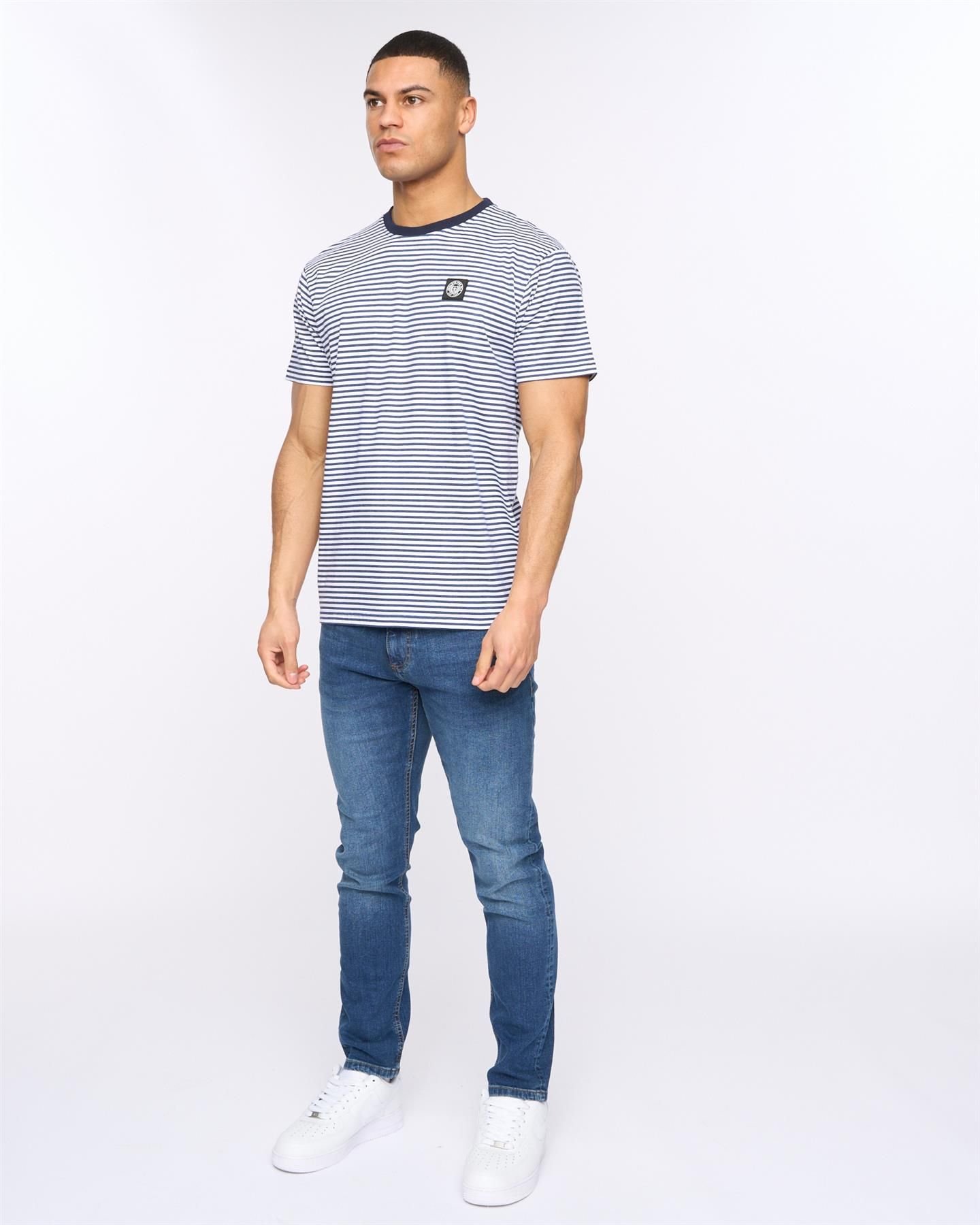 Henleys Henleys Men's Henbrett T-Shirt in White - 3