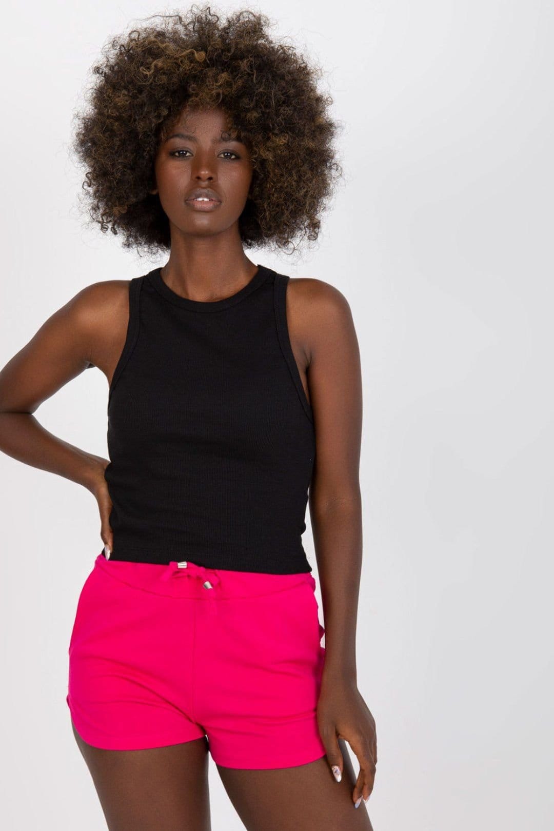 Love Lace Black Ribbed Crew Neck T-Shirt