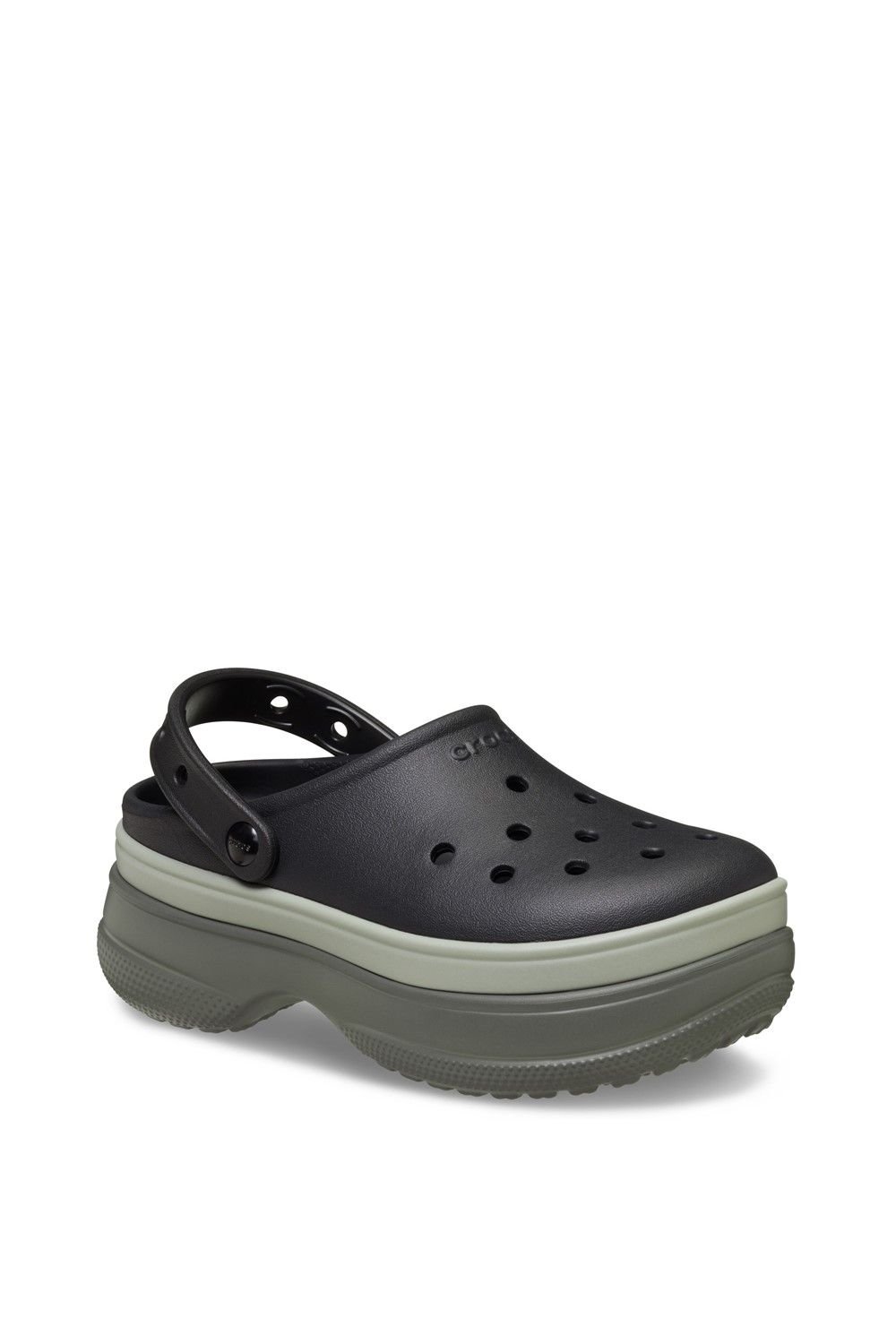 Crocs Crocs Women's Classic Stacked Clog in Black - 2