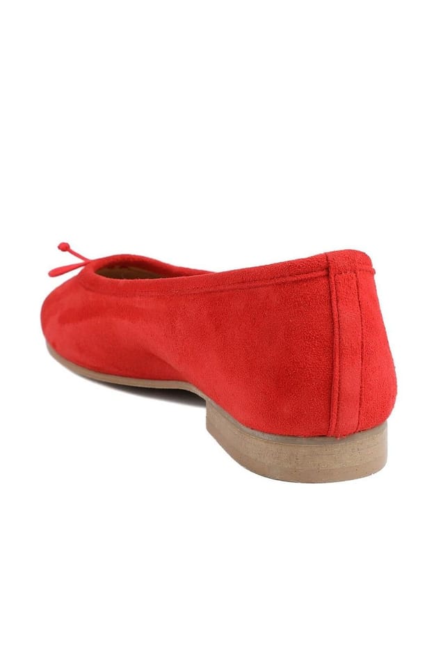 Jones Bootmaker Jones Bootmaker Women's Ofelia Bow Detail Leather Pumps in Red - 3