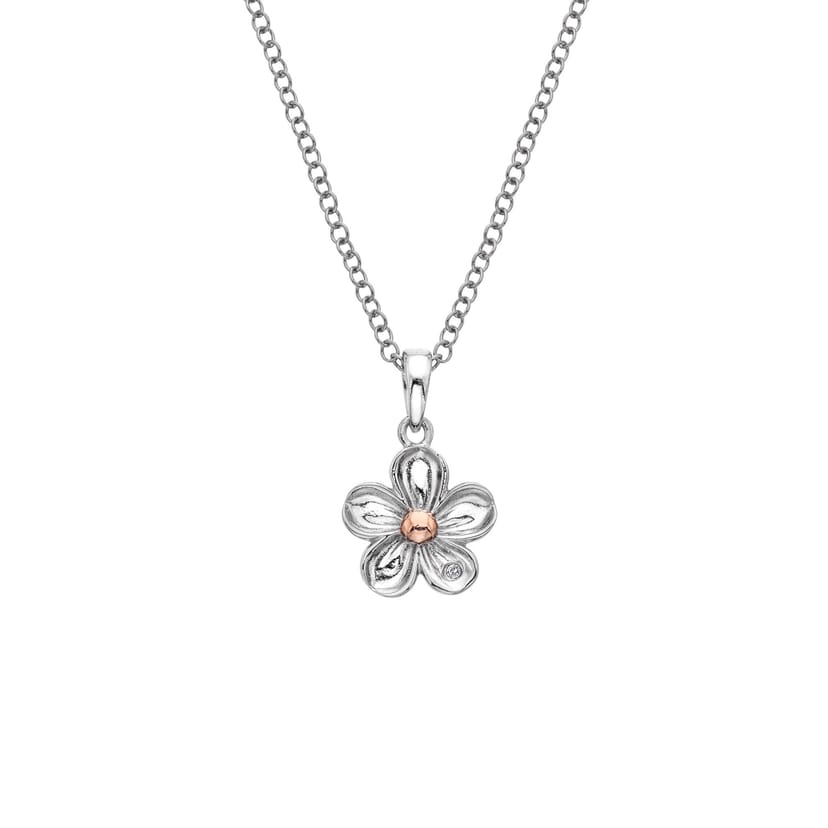 Hot Diamonds Hot Diamonds Women's Forget Me Not Pendant in Silver - 1