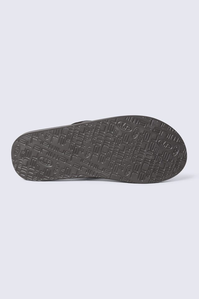 Animal Animal Men's 'Jekyl' Soft Padded Lightweight Casual Slip On Pool Beach Flip-Flops in Grey - 3