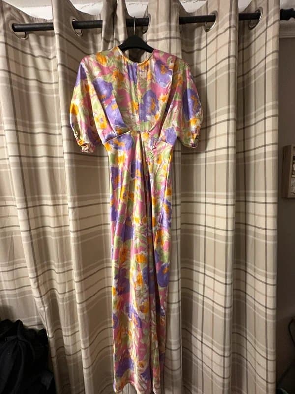 ASOS Long floral silk dress