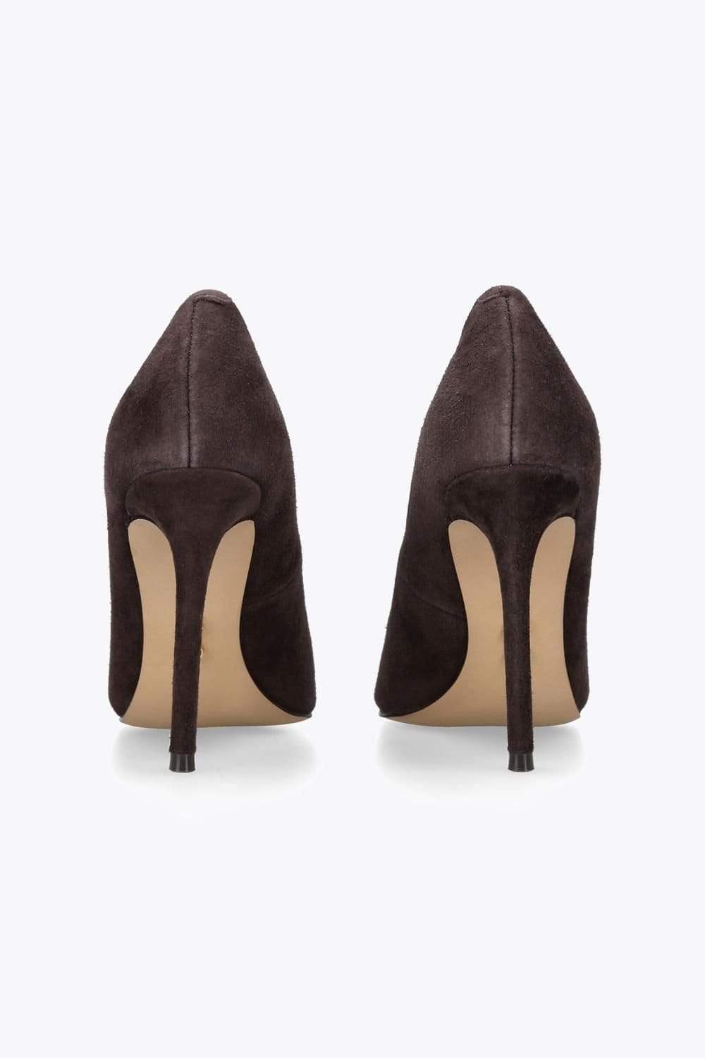 Steve Madden STEVE MADDEN Women's 'Thrive' Suede Heels in Dark Brown - 3