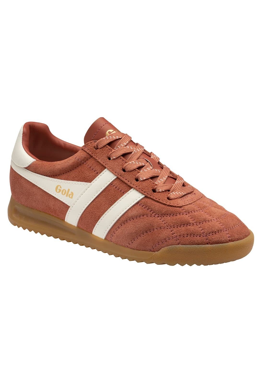 Gola Classics Gola Classics Women's 'Stadium Suede' Lace-Up Trainers in Orange