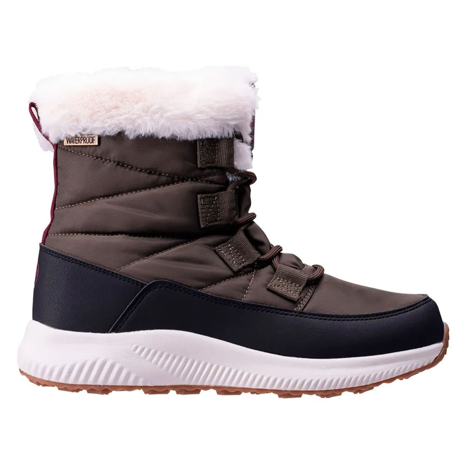 Iguana Iguana Women's Berra Waterproof Mid Cut Snow Boots in Mid Navy