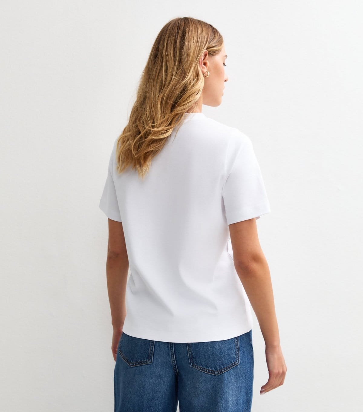 New Look Women's Premium White Heavyweight Cotton T-Shirt New Look - 4