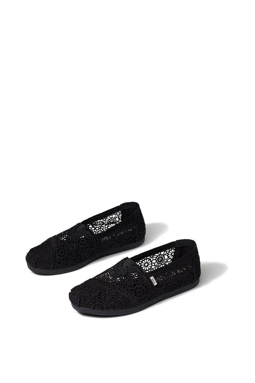 TOMS TOMS Women's Alpargata' Slip On Shoes in Black - 1